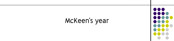 McKeen's year